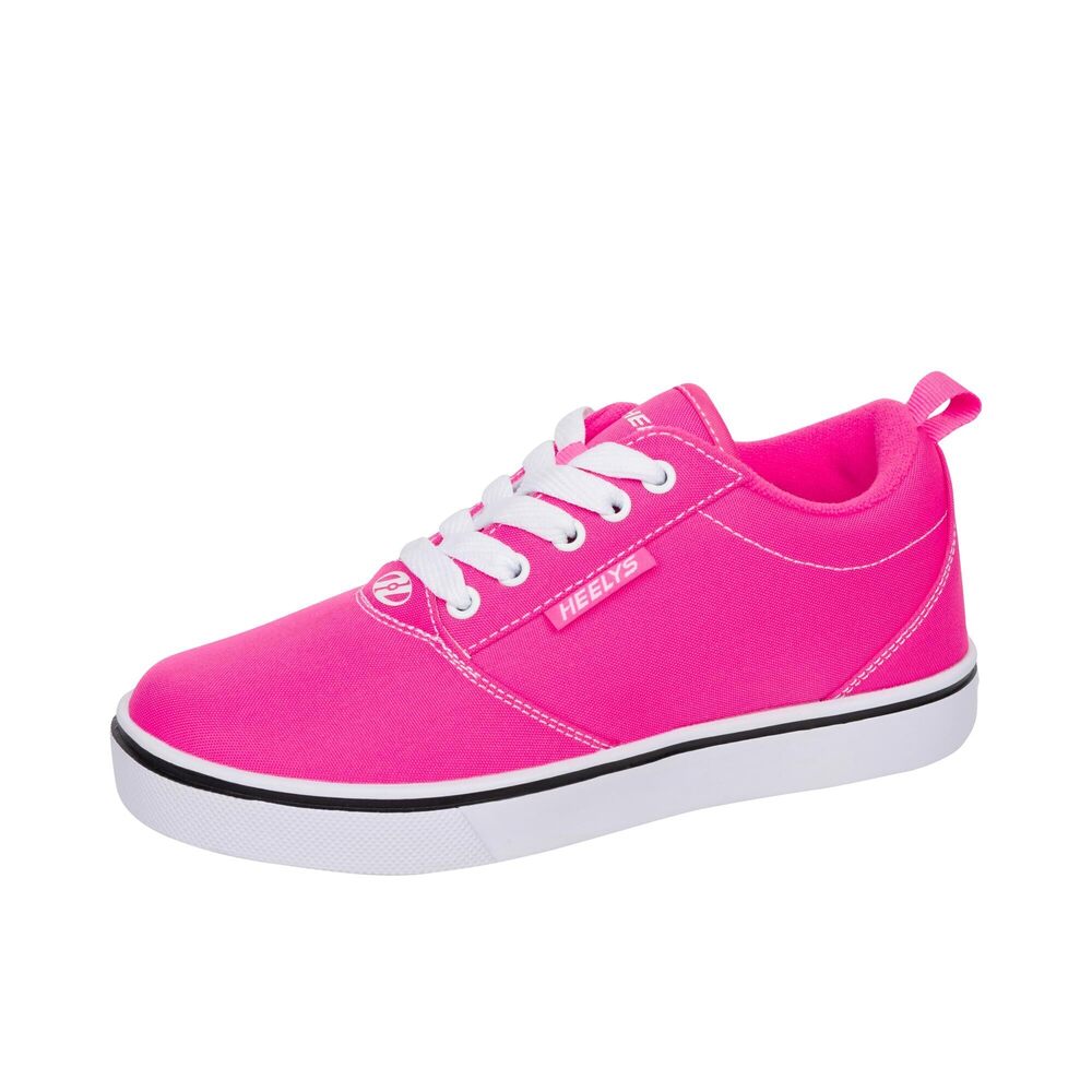 HEELYS PRO 20 (LITTLE KID/BIG KID/ADULT), PINK/WHITE, 3 LITTLE KID M